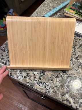 IKEA Vivalla Bamboo Finish Stand - Light Wood Tone